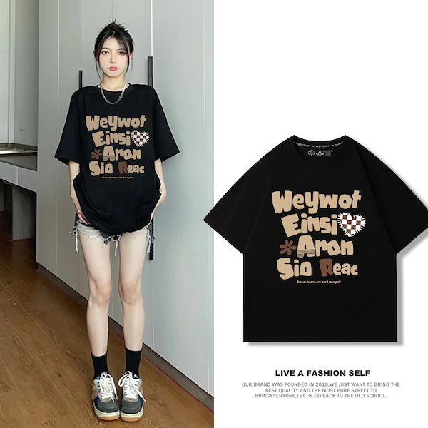 Qoo10] tシャツ 半袖 レディース 夏 綿 韓国