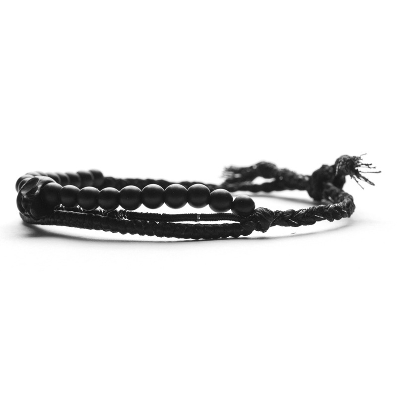 BTS V着用 HARMONY 2 BLACK 0.2 糸ブレスレット