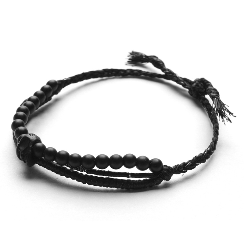 BTS V着用 HARMONY 2 BLACK 0.2 糸ブレスレット