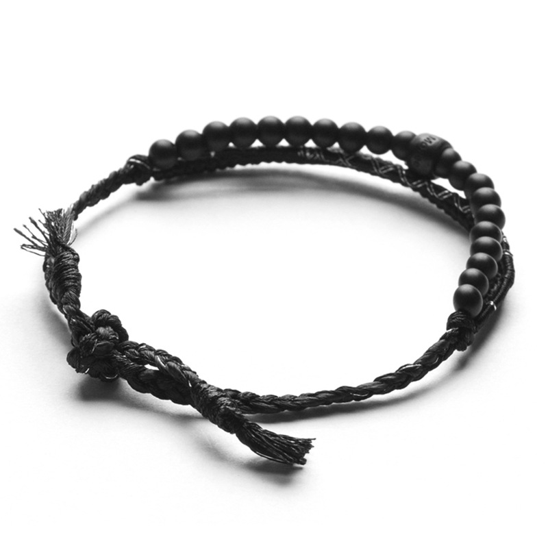BTS V着用 HARMONY 2 BLACK 0.2 糸ブレスレット