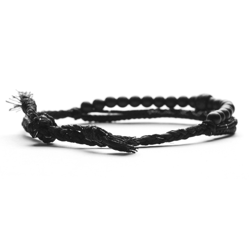 BTS V着用 HARMONY 2 BLACK 0.2 糸ブレスレット