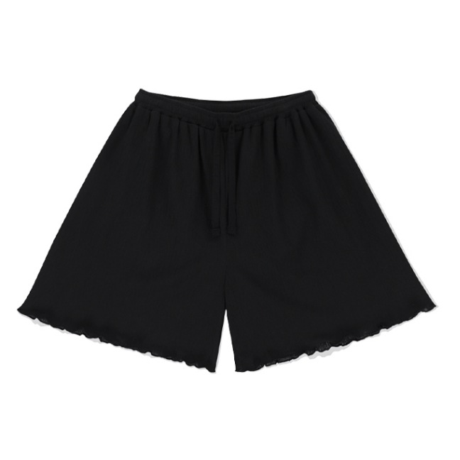 ROMANTIC CROWN★レディース★ BANDING PLEATS SHORTS♪ ROMANTIC CROWN】 BANDING PLEATS SHORTS ショート・ハーフパンツ