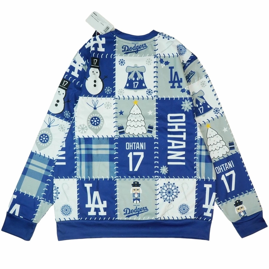 大谷翔平 セーター 公式 ドジャース グッズOHTANI HOLIDAY AGLY SWEATERホリデー アグリーセーター オフィシャルLA DODGERS ロサンゼルス ド