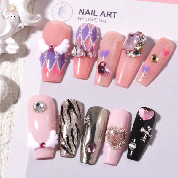 Qoo10] ネイルパーツ 羽 ウイング ジェルネイル