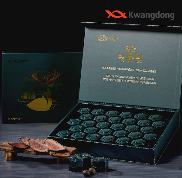 Qoo10] KWANGDONG 韓国 漢方 鹿茸 30環 1ヶ月分 健康