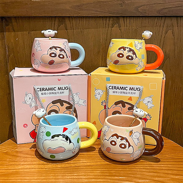 Qoo10] クレヨンしんちゃん セラミックマグ カッ