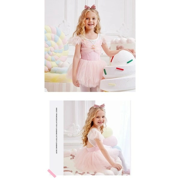 バレエ レオタード 子供 キッズ バレエ形体服 可愛さ満載 バレエダンス 連体ダンス服 バレエ レオタード 股下スナップ 女の子 子供 ジュニア 練習着 演出用 子供ダンス衣装 ワンピース be028