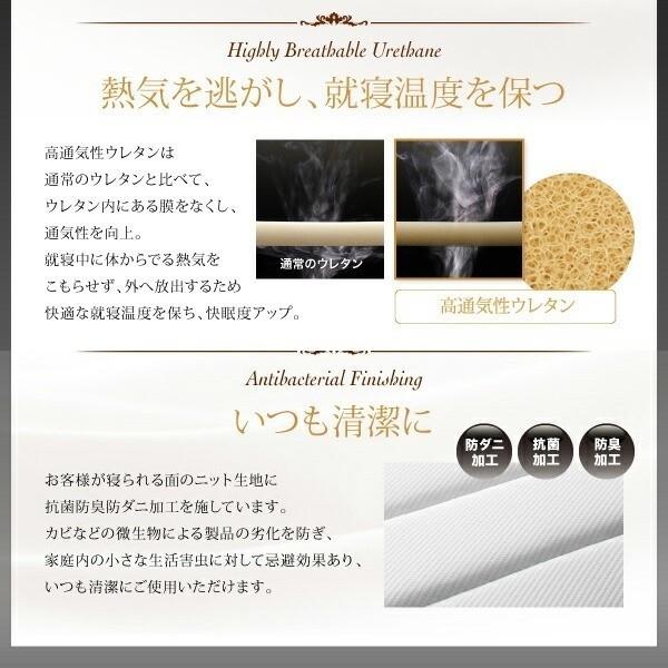プレミアム ボンネルコイル マットレス ダブル 単品 スプリング 硬め ベッド マット 抗菌 防臭 防ダニ 圧縮ロール梱包 快眠 敷き布団