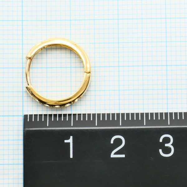 K18 18金 YG イエローゴールド ピアス ダイヤ 0.10 ×2 ジュエリー 中古 K18 18金 YG イエローゴールド ピアス ダイヤ 0.10 ×2 ジュエリー 中古