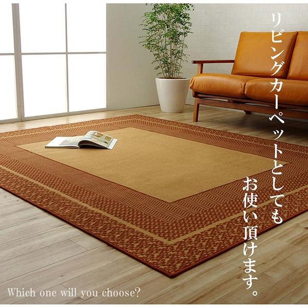 ダイニングラグ 撥水 長方形 シンプル キズ防止 ネイビー 約180x220cm ダイニングラグ 撥水 長方形 シンプル キズ防止 ネイビー 約180x220cm