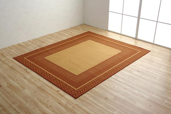 ダイニングラグ 撥水 長方形 シンプル キズ防止 ネイビー 約180x220cm ダイニングラグ 撥水 長方形 シンプル キズ防止 ネイビー 約180x220cm
