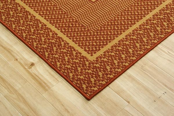 ダイニングラグ 撥水 長方形 シンプル キズ防止 ネイビー 約180x220cm ダイニングラグ 撥水 長方形 シンプル キズ防止 ネイビー 約180x220cm