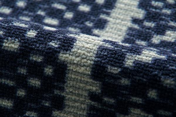 ダイニングラグ 撥水 長方形 シンプル キズ防止 ネイビー 約180x220cm ダイニングラグ 撥水 長方形 シンプル キズ防止 ネイビー 約180x220cm