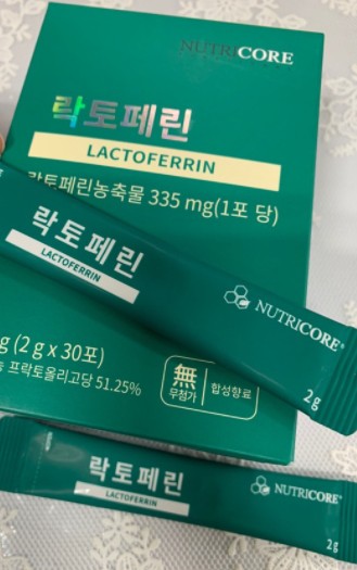 WCSラクトフェリン(2g x 30P) 1ヶ月分 初乳タンパク質 草で育てられた ダイエット 韓国食品 /NUTRICORE