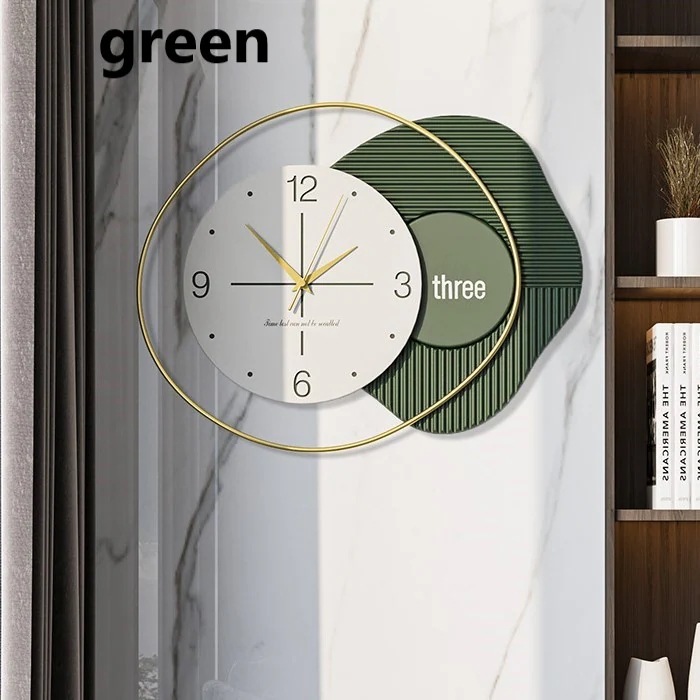 掛け時計 ユニーク デザイン 静音 アナログ おしゃれ かわいい インテリア 壁掛け 時計 ウォール クロック 白 ホワイト ブラック グリーン