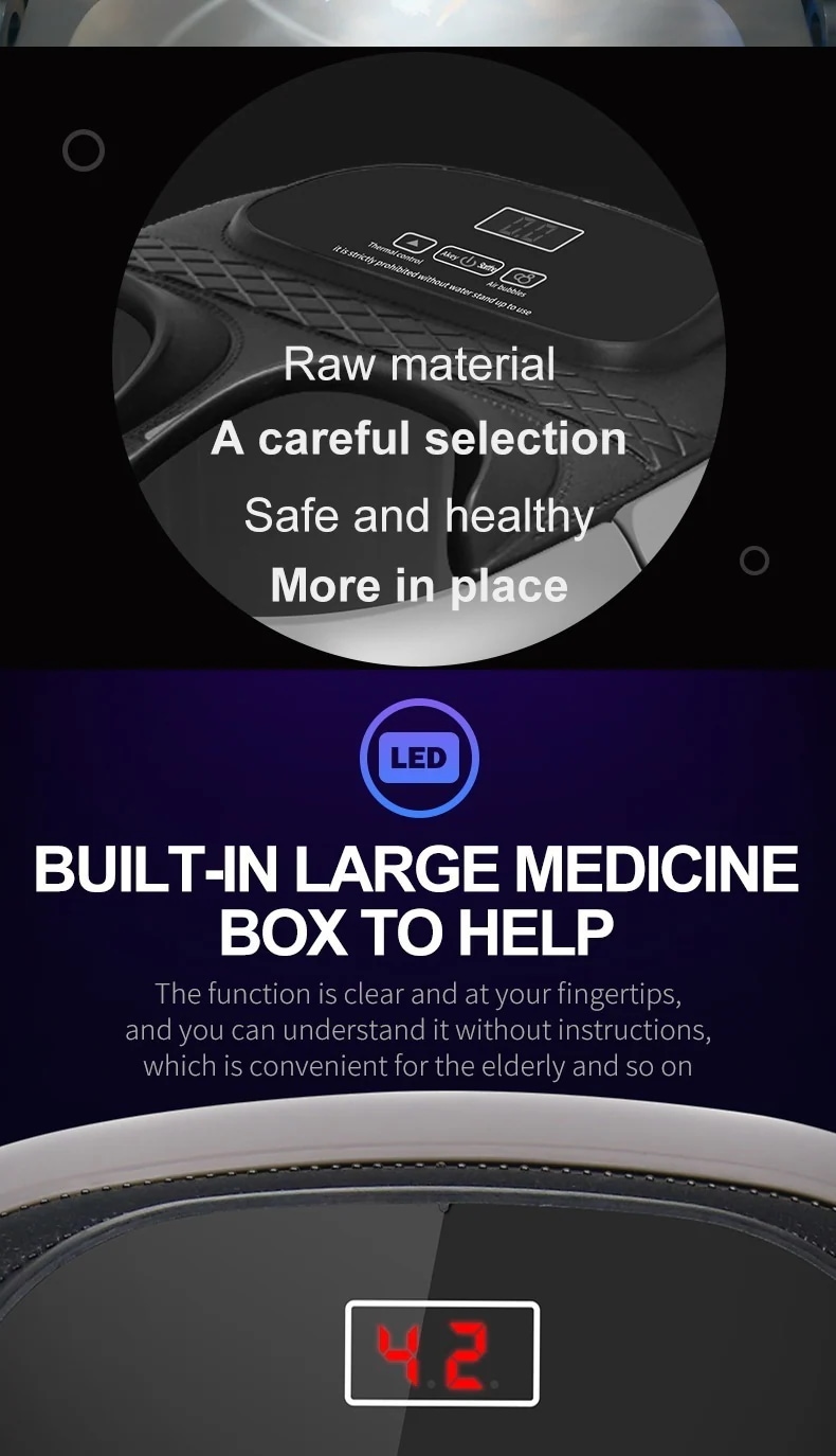 保温 足湯バケツ ラッキーボックス フットバス 足浴器 バブル機能付き 人気 フットバスボウル 足つぼマットマッサージグッ