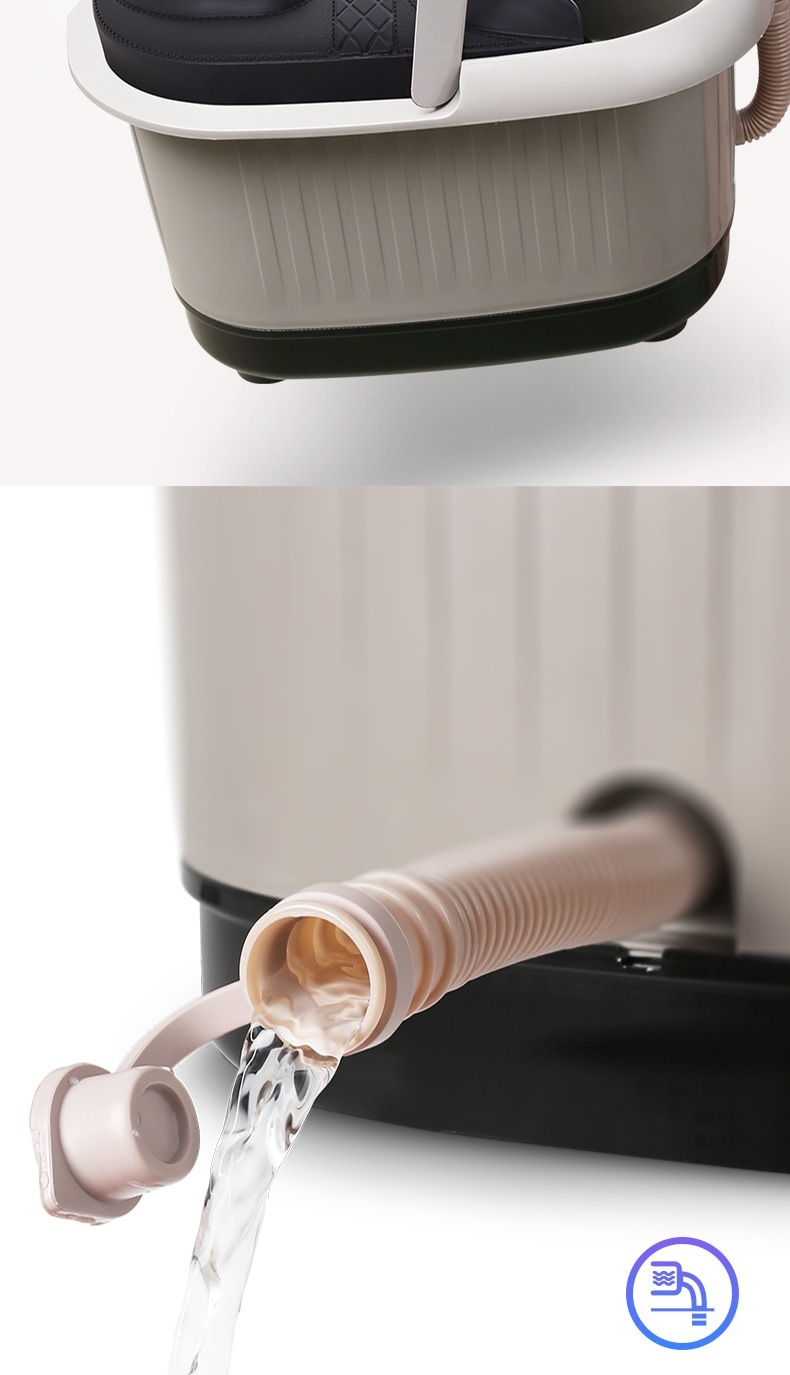 保温 足湯バケツ ラッキーボックス フットバス 足浴器 バブル機能付き 人気 フットバスボウル 足つぼマットマッサージグッ