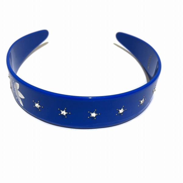 グッチ アディダス トレフォイル プリント カチューシャ 702950 IAAAU 【中古】