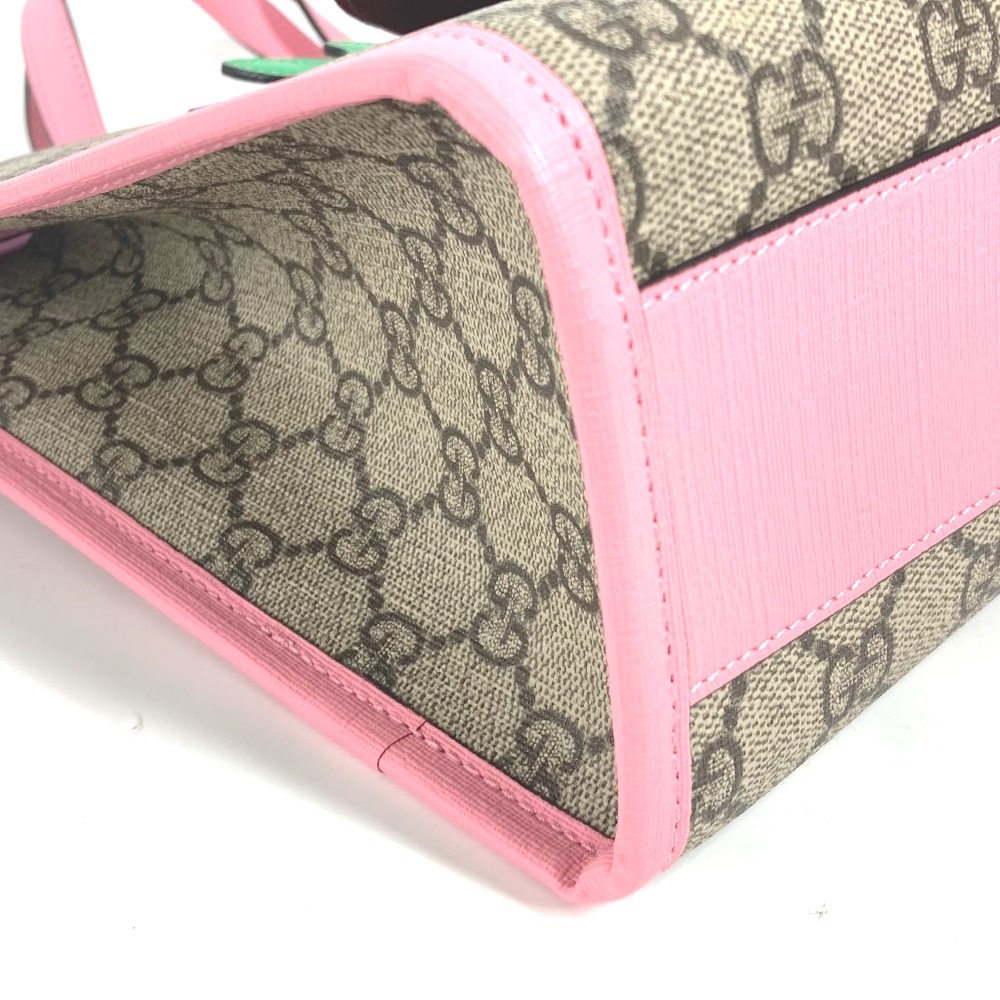 ハンドバッグ 630589 ストロベリー イチゴ ラメ チルドレンズ GGスプリーム カバン トートバッグ GGスプリームキャンバス ピンク