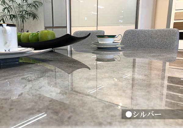 Qoo10] ダイニングテーブル ガラス 国産 大理石