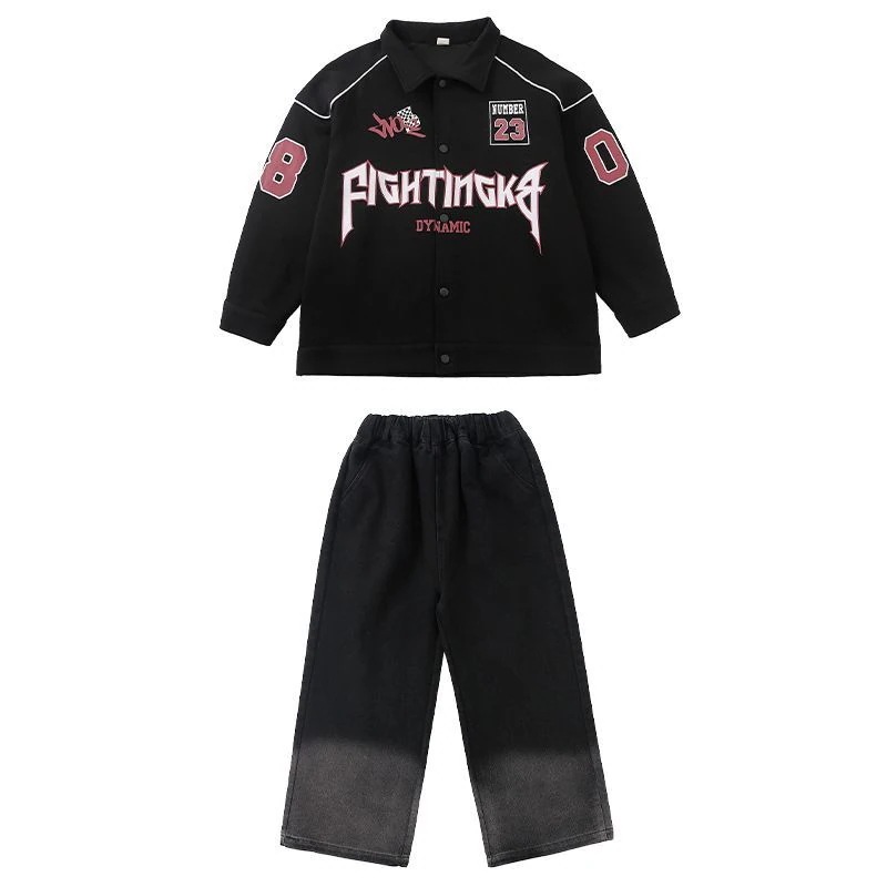 子供の街のダンスのファッション服の子供の野球の女の子のhiphopのコートの男の子のヒップホップの出演服のスーツの街のダンスの服装 子供の街のダンスのファッション服の子供の野球の女の子のhiphopのコートの男の子のヒップホップの出演服のスーツの街のダンスの服装