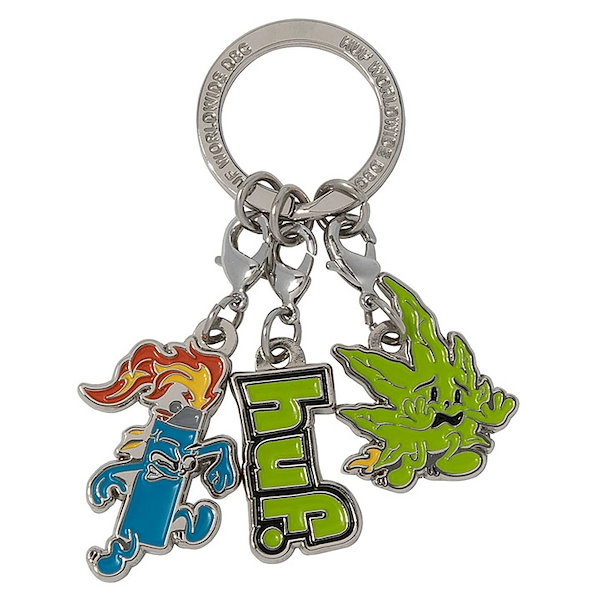 HUF ハフ キーホルダー チャーム ストリート ブランド FRENEMIES KEY CHAIN AC80178