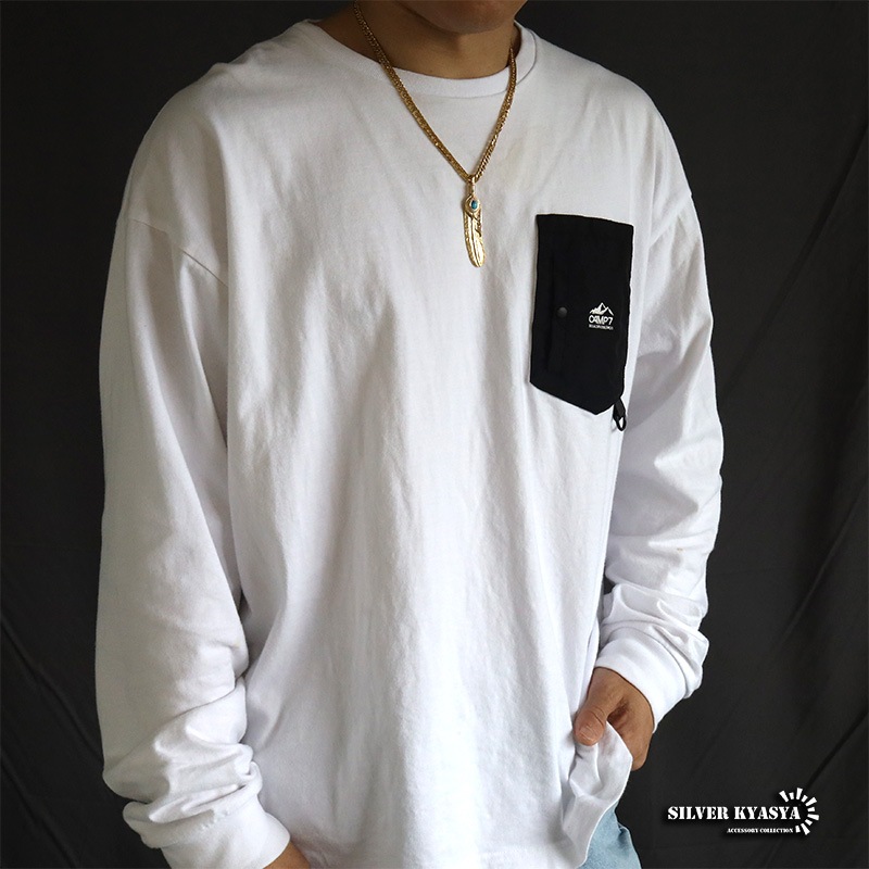 ステンレス フェザーネックレス [nc048-n348-6mm]