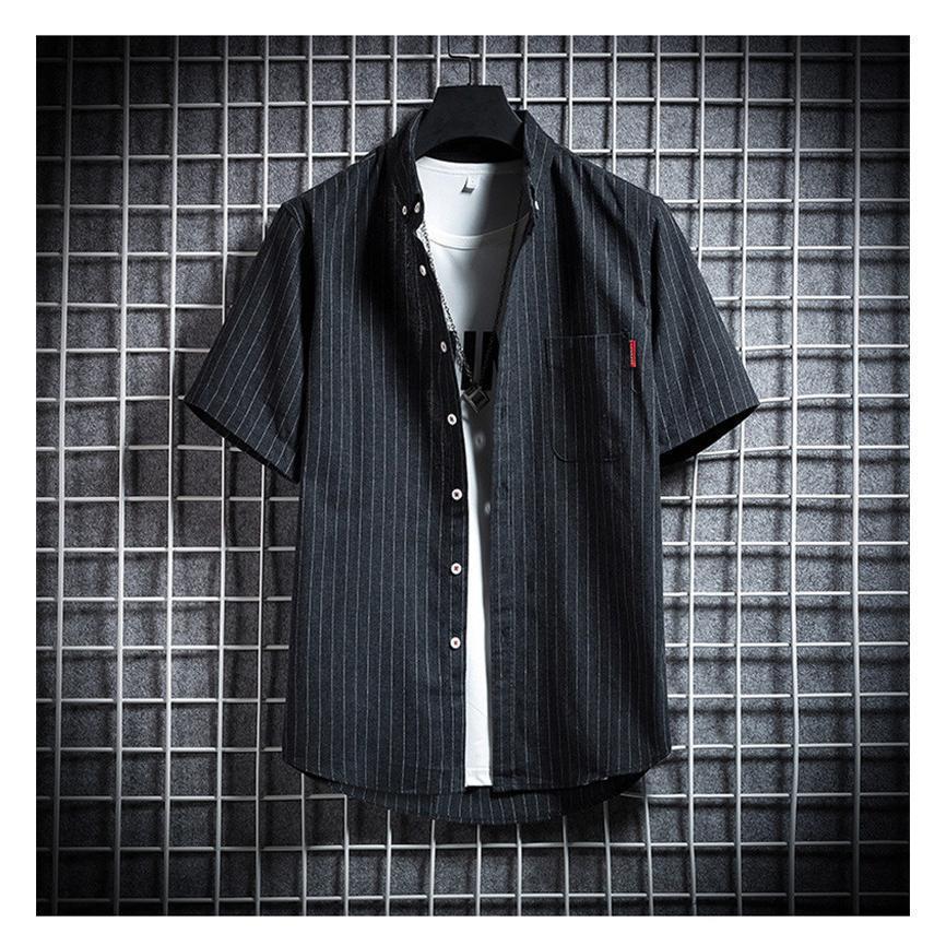 (新発売)ボタンダウンシャツ メンズ カジュアルシャツ 半袖 ストライプシャツ ミリタリー 無地 ビジネス 開襟 羽織 通勤 通学 夏服 紳士服 お兄系 (新発売)ボタンダウンシャツ メンズ カジュアルシャツ 半袖 ストライプシャツ ミリタリー 無地 ビジネス 開襟 羽織 通勤 通学 夏服 紳士服 お兄系