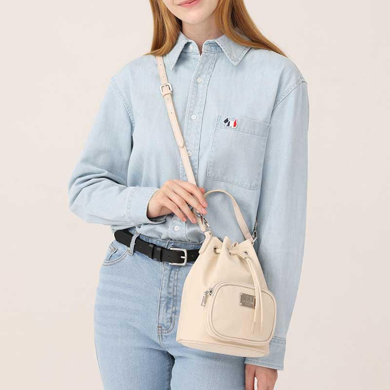 AGTB138-706 サテンマイクロ巾着2Wayバッグ AGTB138-706 サテンマイクロ巾着2Wayバッグ