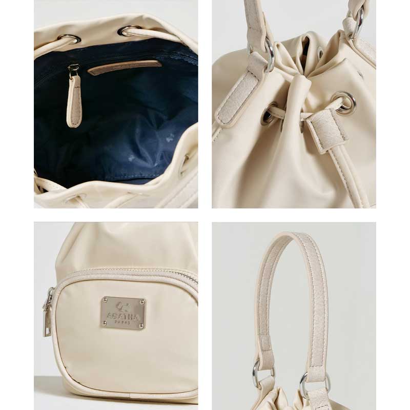 AGTB138-706 サテンマイクロ巾着2Wayバッグ AGTB138-706 サテンマイクロ巾着2Wayバッグ