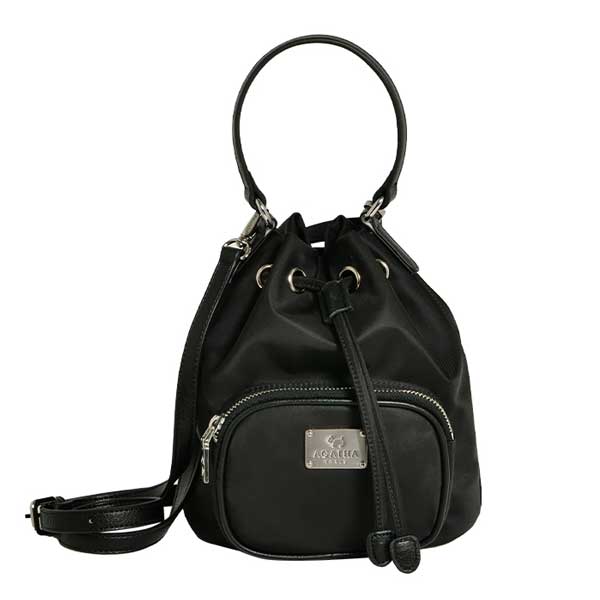 AGTB138-706 サテンマイクロ巾着2Wayバッグ AGTB138-706 サテンマイクロ巾着2Wayバッグ