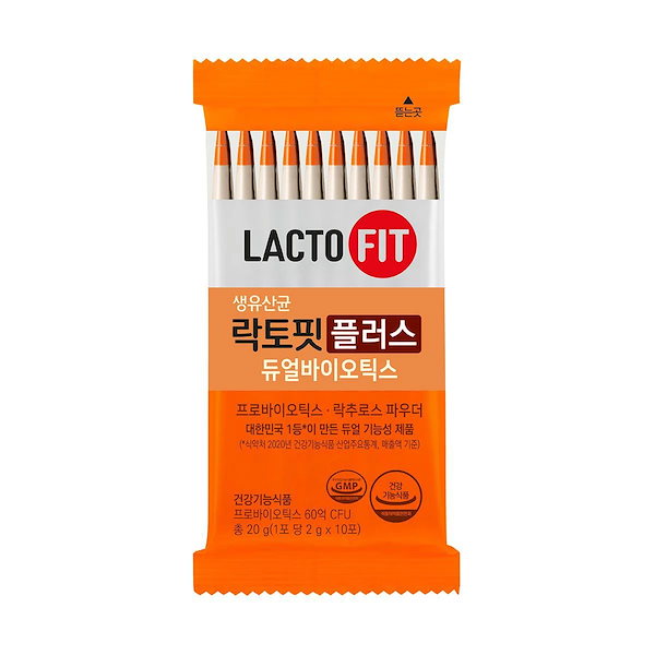 Qoo10] 鍾根堂 生乳酸菌 ラクトフィット プラス デュア