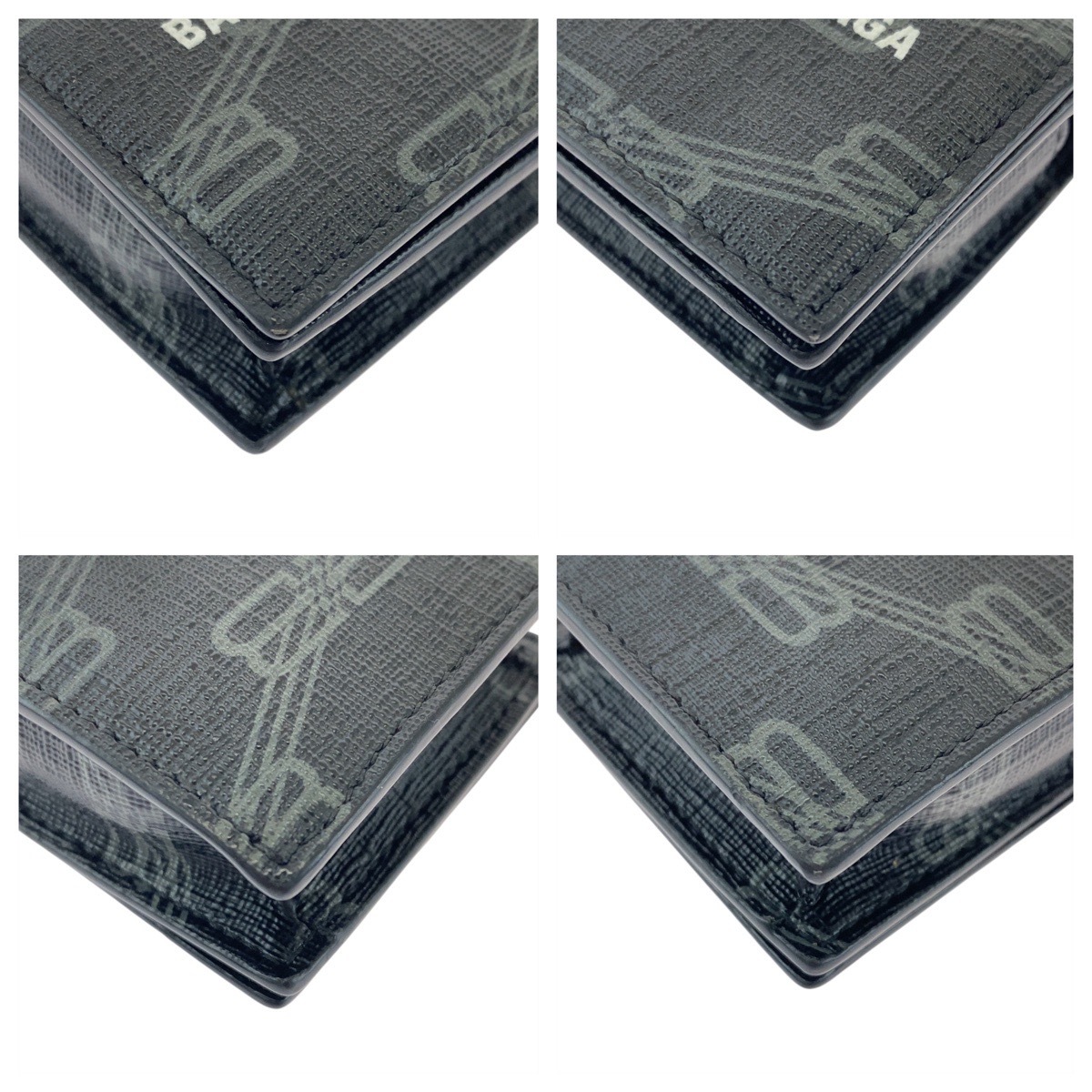 美品 BBモノグラム ブラック 黒 シルバー金具 PVC 702589 1061 エアポッズケース AirPodsケース 男女兼用 メンズ 502721