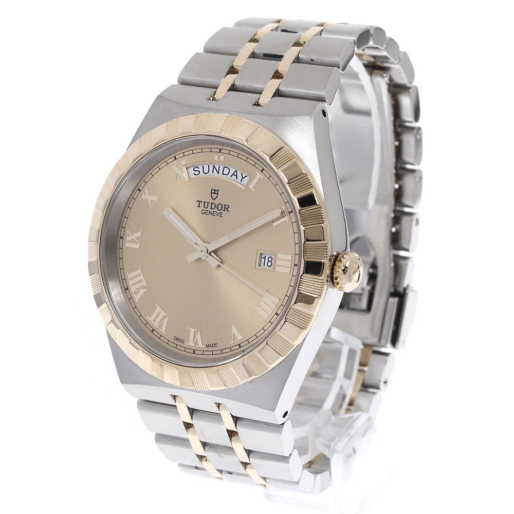チュードル TUDOR 28603 ロイヤル デイデイト YGコンビ 自動巻き メンズ 良品 _898817【中古】 チュードル TUDOR 28603 ロイヤル デイデイト YGコンビ 自動巻き メンズ 良品 _898817【中古】