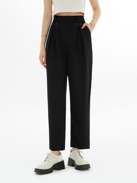 LIERKISS 【タイパンツ スパイシーシザーパンツ】上質な生地着痩せ着痩せパンツシリーズ N217 LIERKISS 【タイパンツ スパイシーシザーパンツ】上質な生地着痩せ着痩せパンツシリーズ N217