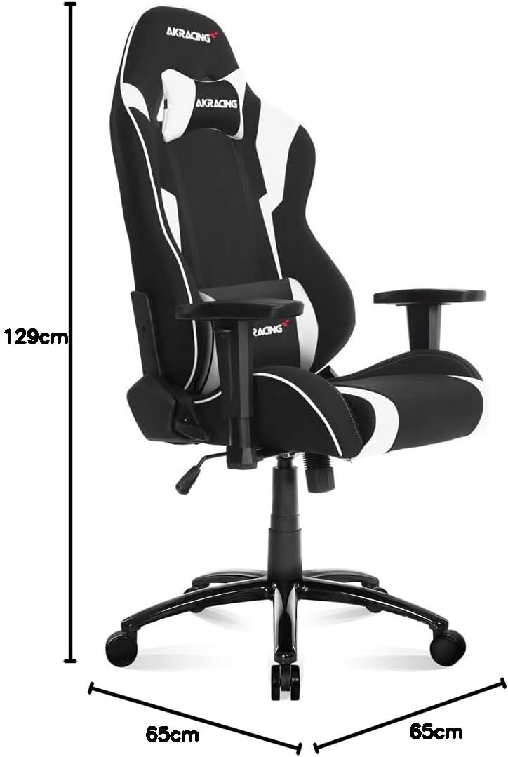 AKRACING ゲーミングチェア デスクチェア 勉強机 勉強椅子 学習机 学習椅子 ホワイト 白 WOLF ファブリック 180度リクライニング 在宅 リモート 5年 AKRACING ゲーミングチェア デスクチェア 勉強机 勉強椅子 学習机 学習椅子 ホワイト 白 WOLF ファブリック 180度リクライニング 在宅 リモート 5年