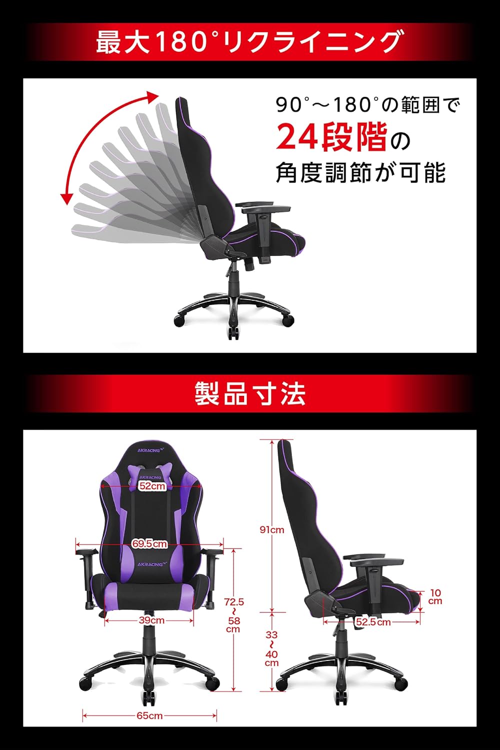 AKRACING ゲーミングチェア デスクチェア 勉強机 勉強椅子 学習机 学習椅子 ホワイト 白 WOLF ファブリック 180度リクライニング 在宅 リモート 5年 AKRACING ゲーミングチェア デスクチェア 勉強机 勉強椅子 学習机 学習椅子 ホワイト 白 WOLF ファブリック 180度リクライニング 在宅 リモート 5年