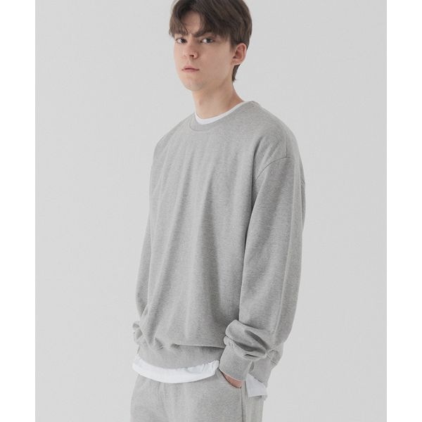 (Pianer) エッセンシャルオーバーフィットスウェットシャツ (3color)