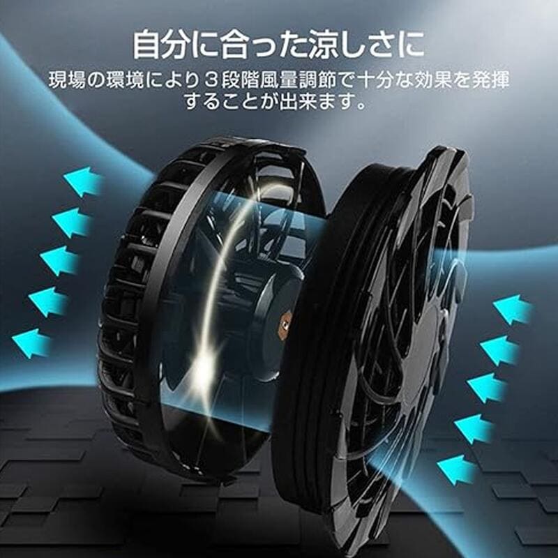 マラソン10%off 2024新 空調作業服 2個日本発の冷却技術ファン 付き -12℃ 瞬間冷却 3段階風量調節 空調ウェア 作業服 半袖 夏用 速乾 空調 服 超軽量い夏服 熱中症対策 冷却服 U