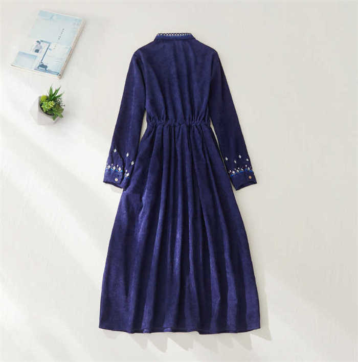 即納 コーデュロイ ワンピース レディース 刺繍 ロング 長袖 コーデュロイワンピース ゆったり 着痩せ ウエストリボン 秋冬 レトロ きれいめ 通勤 オフィス エレガント 着回し 大人 カジュアル 即納 コーデュロイ ワンピース レディース 刺繍 ロング 長袖 コーデュロイワンピース ゆったり 着痩せ ウエストリボン 秋冬 レトロ きれいめ 通勤 オフィス エレガント 着回し 大人 カジュアル