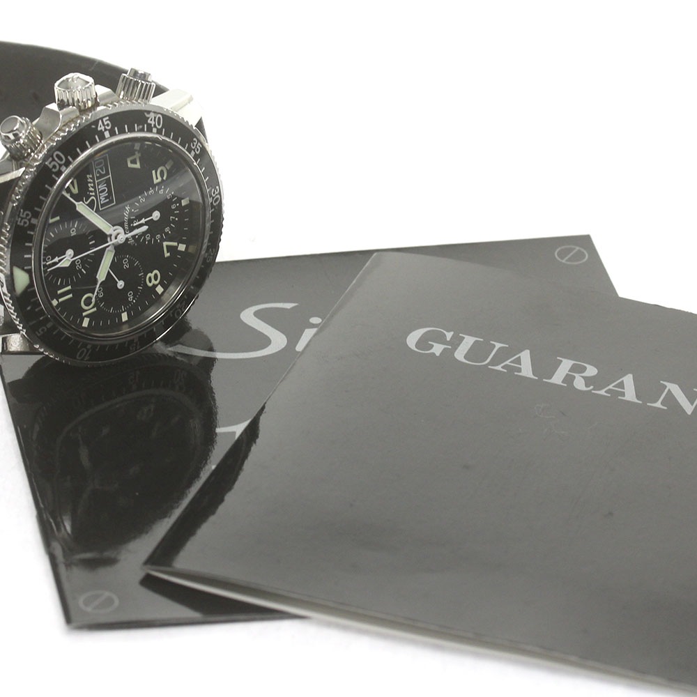 ジン Sinn 103.B.SA AUTO 103 クロノグラフ 自動巻き メンズ 保証書付き_866443【中古】 ジン Sinn 103.B.SA AUTO 103 クロノグラフ 自動巻き メンズ 保証書付き_866443【中古】