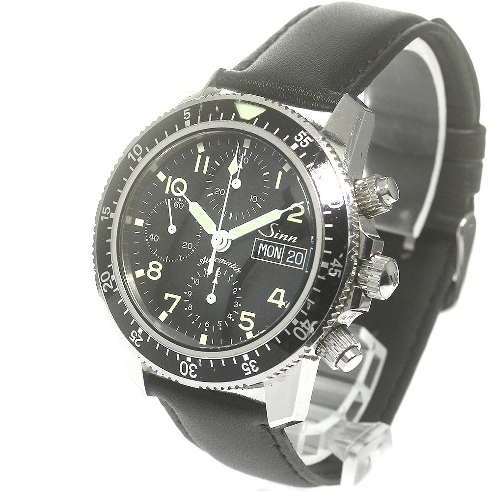 ジン Sinn 103.B.SA AUTO 103 クロノグラフ 自動巻き メンズ 保証書付き_866443【中古】 ジン Sinn 103.B.SA AUTO 103 クロノグラフ 自動巻き メンズ 保証書付き_866443【中古】