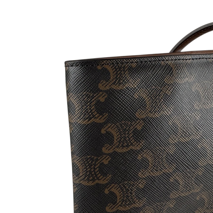 セリーヌ CELINE ショルダーバッグ トートバッグ ミュージアムバッグ PVC/レザー ブラック/ブラウン ユニセックス z5472 セリーヌ CELINE ショルダーバッグ トートバッグ ミュージアムバッグ PVC/レザー ブラック/ブラウン ユニセックス z5472