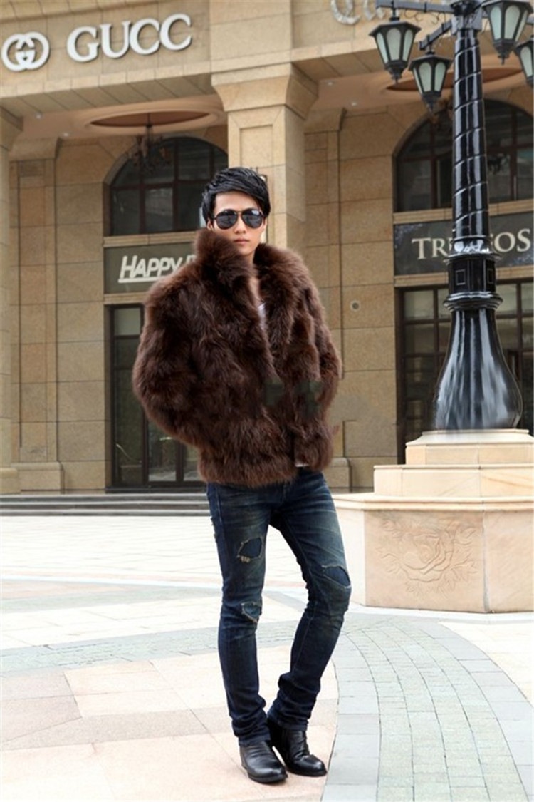 限定SALE価格見逃し禁止! 新作 メンズ ファーコート 毛皮コート ファー付き ショットコート 上着 秋冬 防寒