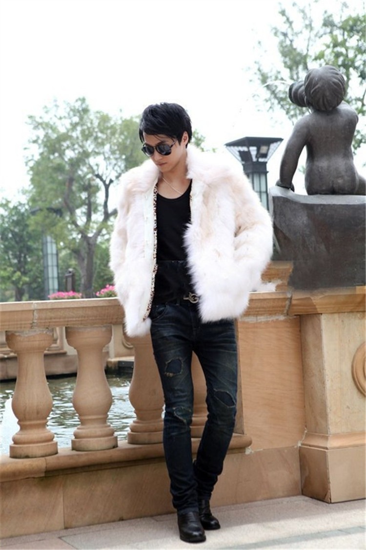 限定SALE価格見逃し禁止! 新作 メンズ ファーコート 毛皮コート ファー付き ショットコート 上着 秋冬 防寒