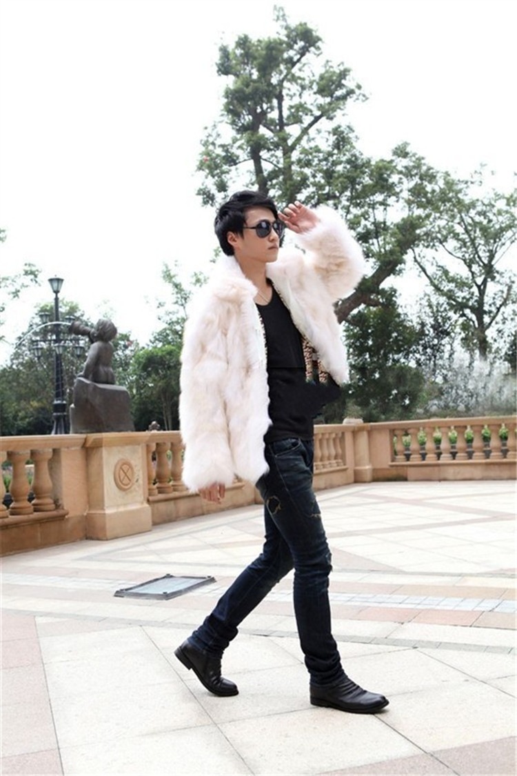 限定SALE価格見逃し禁止! 新作 メンズ ファーコート 毛皮コート ファー付き ショットコート 上着 秋冬 防寒