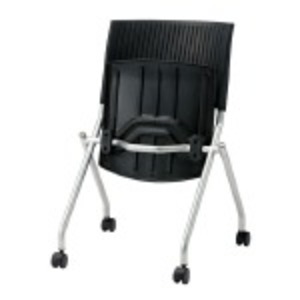 ジョインテックス 会議イス FJC-K5A ブルー 肘付