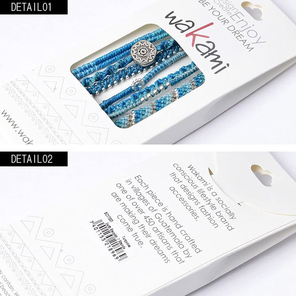 ブレスレット 7ストランド WA-BC17001-TU ターコイズ Earth 7 Strand 男女兼用 ユニセックス フェアトレード 手作り グァテマラ産 【メール ブレスレット 7ストランド WA-BC17001-TU ターコイズ Earth 7 Strand 男女兼用 ユニセックス フェアトレード 手作り グァテマラ産 【メール