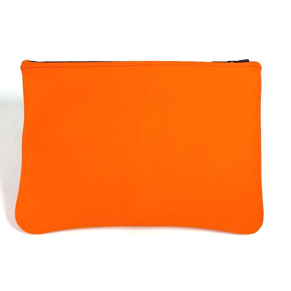 Hermesポーチ ネオバンMM ネオバン クラッチバッグ ポリアミド オレンジ