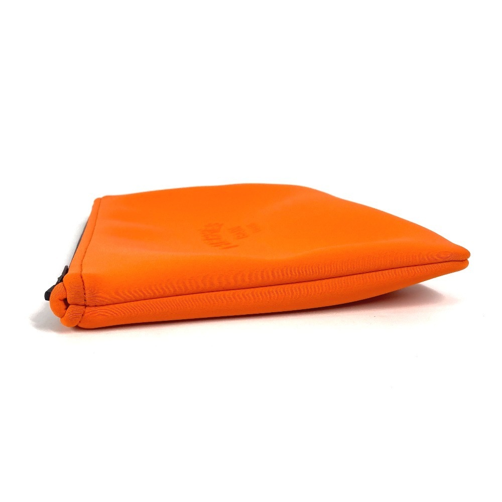 Hermesポーチ ネオバンMM ネオバン クラッチバッグ ポリアミド オレンジ